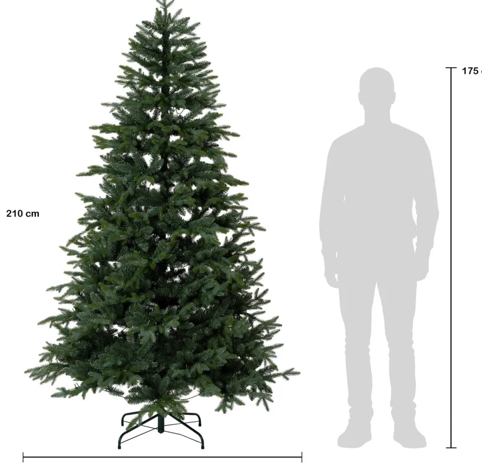 Intratuin kunstkerstboom Arjo D 129 H 210 cm