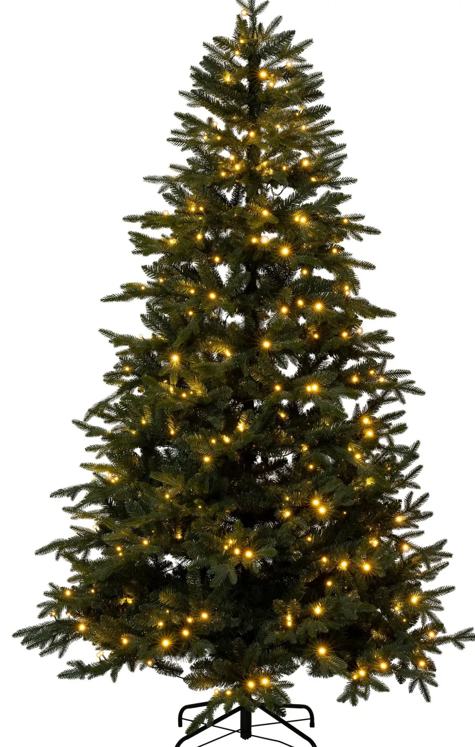 Intratuin kunstkerstboom Arjo met 420 lampjes warm wit D 129 H 210 cm