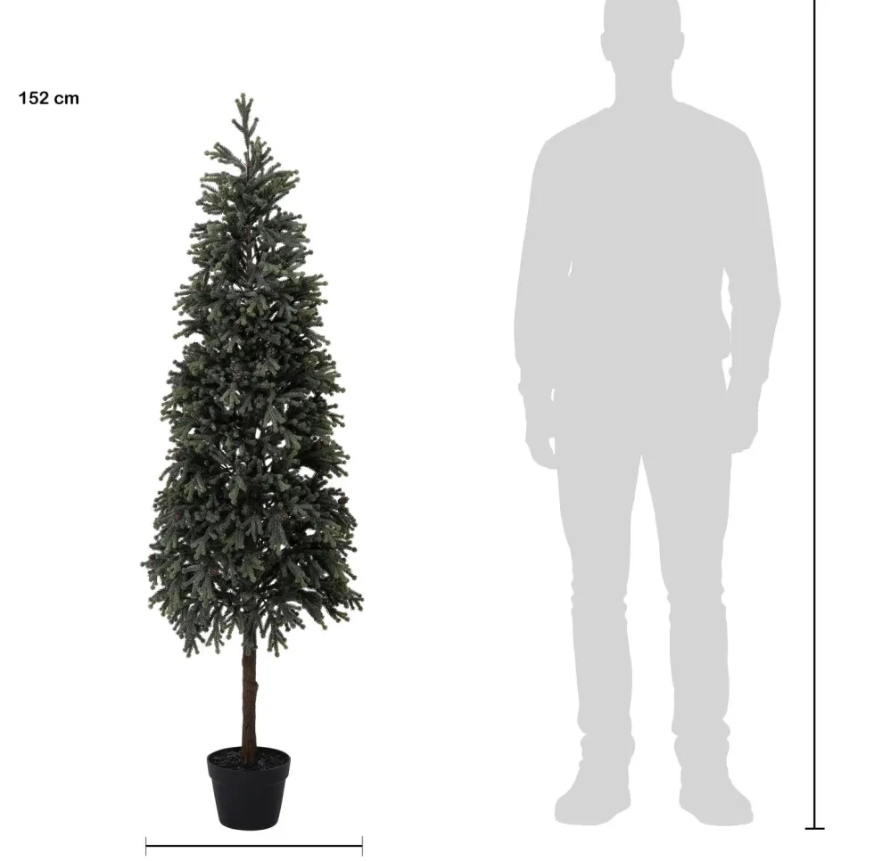Intratuin kunstkerstboom Elmo groen D 48 H 152 cm