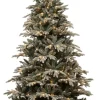 Intratuin kunstkerstboom Glis besneeuwd met 420 lampjes warm wit D 145 H 230 cm