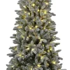 Intratuin kunstkerstboom Helle besneeuwd met 260 lampjes warm wit D 88 H 180 cm