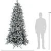 Intratuin kunstkerstboom Helle besneeuwd D 120 H 240 cm