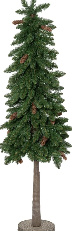 Intratuin kunstkerstboom Malmo op voet met 100 lampjes warm wit D 22 H 165 cm
