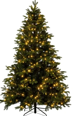 Intratuin kunstkerstboom Metta met 500 lampjes warm wit D 145 H 210 cm