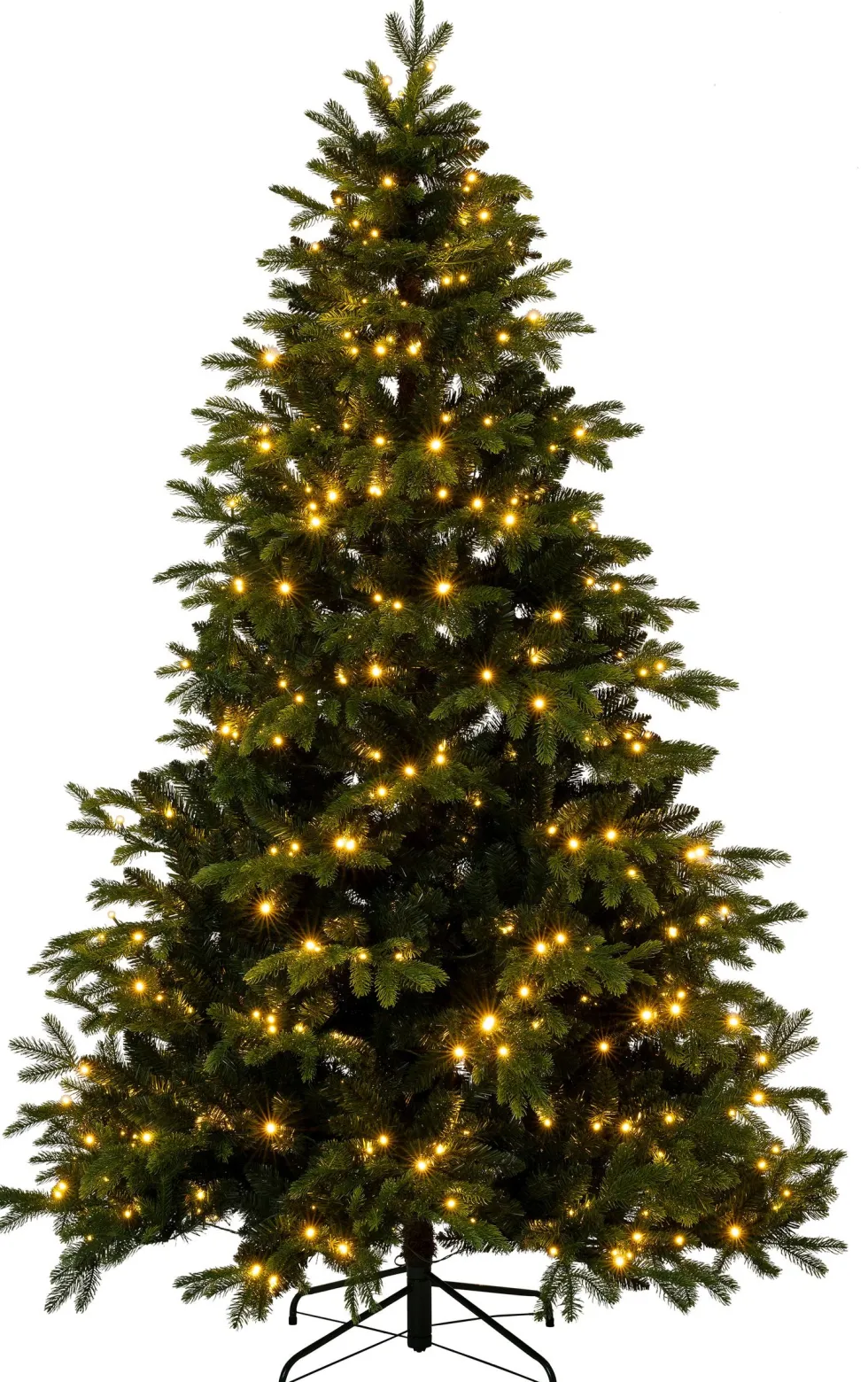 Intratuin kunstkerstboom Metta met 500 lampjes warm wit D 145 H 210 cm