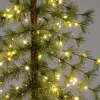 Intratuin kunstkerstboom Mini met 80 lampjes warm wit D 35 H 95 cm