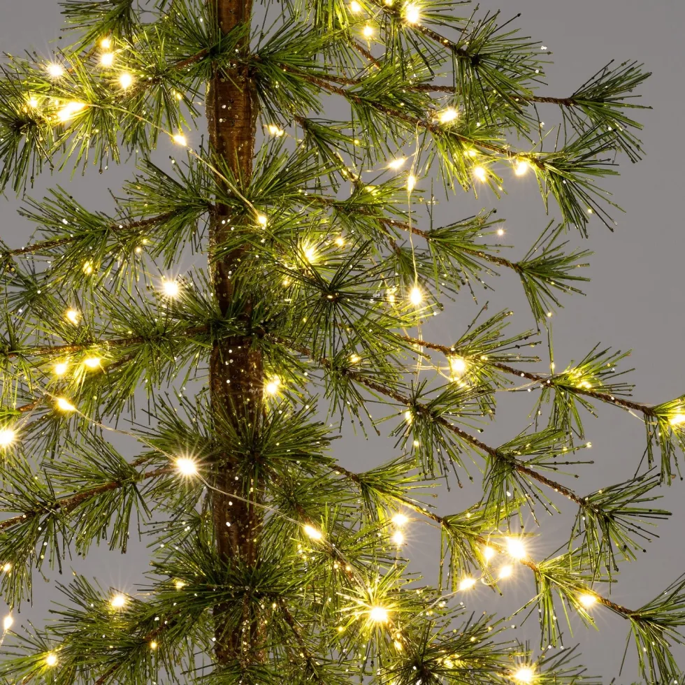 Intratuin kunstkerstboom Mini met 80 lampjes warm wit D 35 H 95 cm