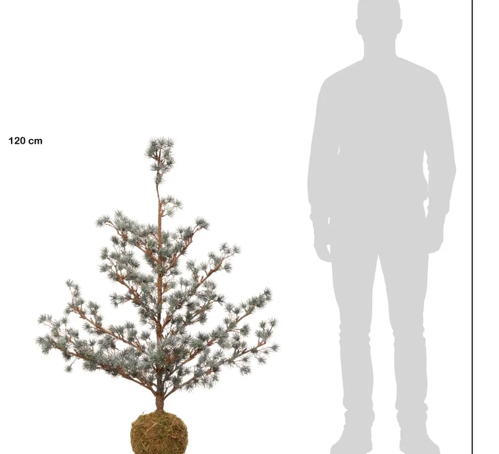 Intratuin kunstkerstboom Nyna besneeuwd D 60 H 125 cm
