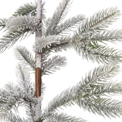 Intratuin kunstkerstboom op papieren voet besneeuwd D 65 H 180 cm