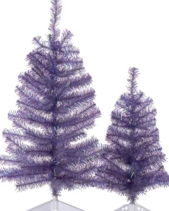 Intratuin kunstkerstboom paars D 50 H 90 cm
