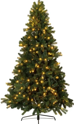Intratuin kunstkerstboom Sven met 360 LED lampjes warm wit D 136 H 210 cm