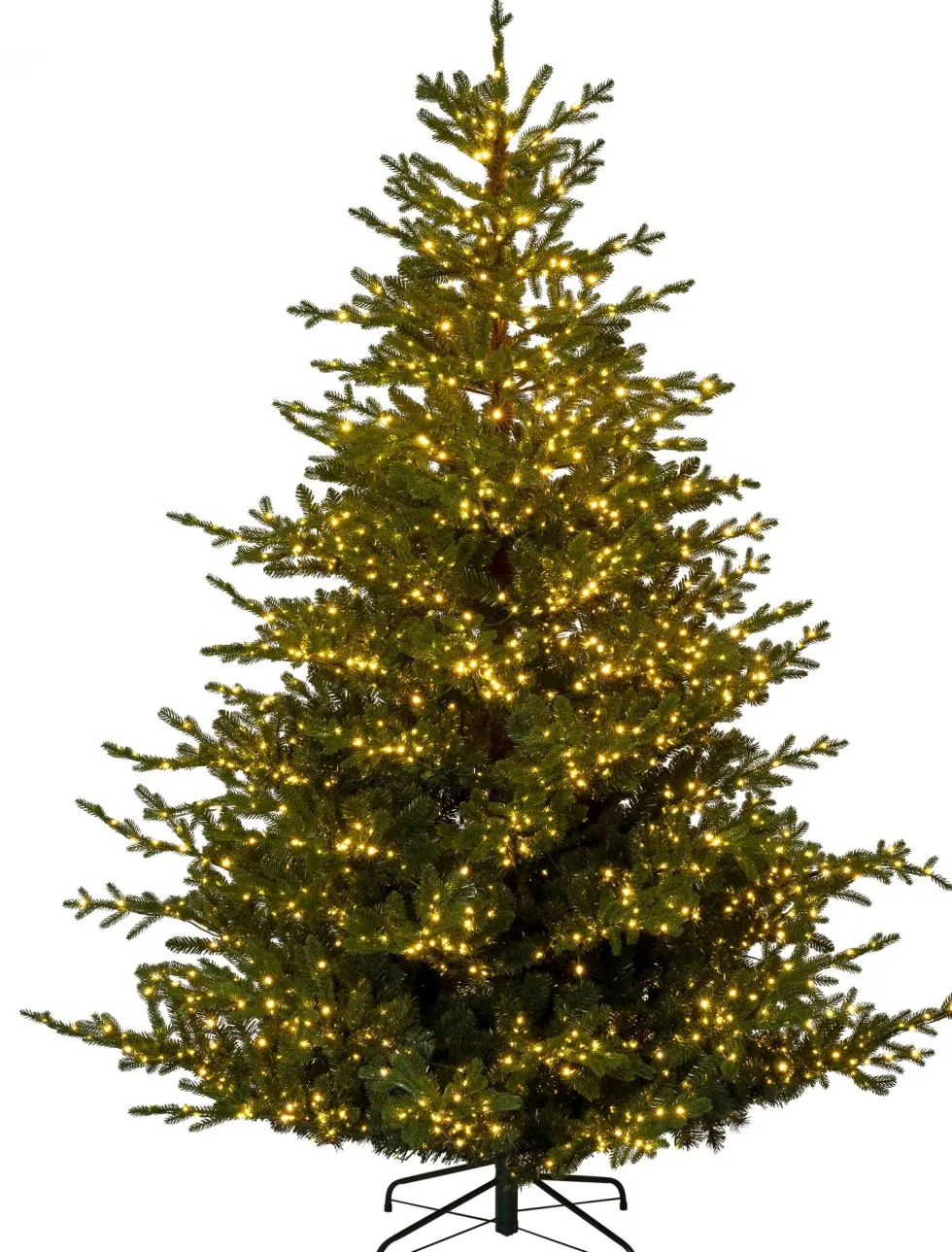 Intratuin kunstkerstboom Svea met 3000 lampjes warm wit D 155 H 210 cm