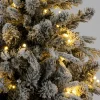 Intratuin kunstkerstboom Tronk besneeuwd op stam met 250 lampjes warm wit D 79 H 210 cm