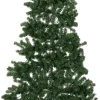 Intratuin kunstkerstboom voor aan muur met 130 lampjes 90 x 180 cm