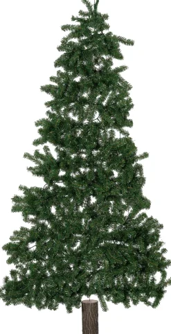 Intratuin kunstkerstboom voor aan muur met 130 lampjes 90 x 180 cm