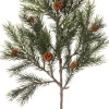 Intratuin kunstkersttak Den met dennenappels 53 cm groen