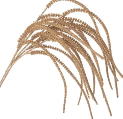 Intratuin kunstkersttak met glitter 61 cm crème