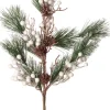 Intratuin kunstkersttak Pinus met bessen 79 cm wit