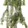 Intratuin kunststof hangplant spar met dennenappel 60 x 20 x 20 cm