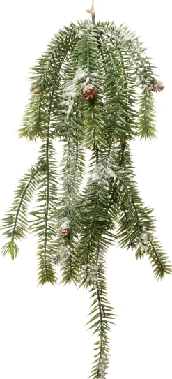 Intratuin kunststof hangplant spar met dennenappel 60 x 20 x 20 cm