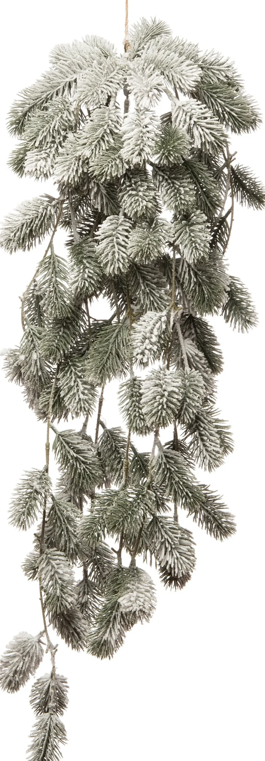 Intratuin kunststof hangplant met dennenappel 70 x 25 x 20 cm
