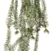 Intratuin kunststof hangplant spar met dennenappel 70 x 25 x 20 cm