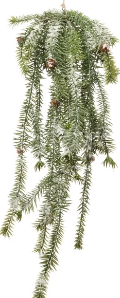 Intratuin kunststof hangplant spar met dennenappel 70 x 25 x 20 cm