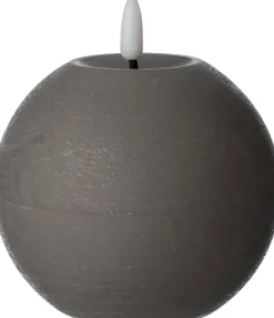 Intratuin LED bolkaars Jason grijs D 10 H 11 cm