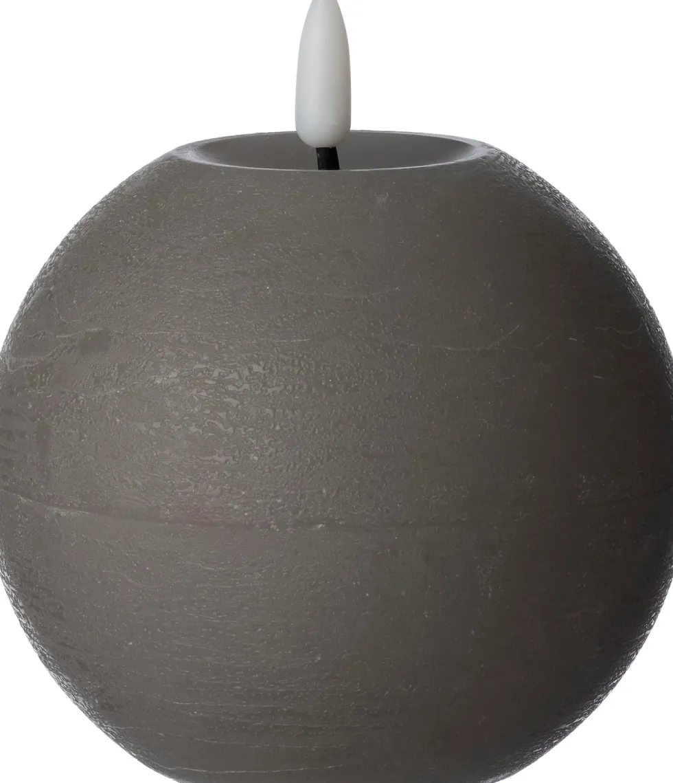 Intratuin LED bolkaars Jason grijs D 10 H 11 cm