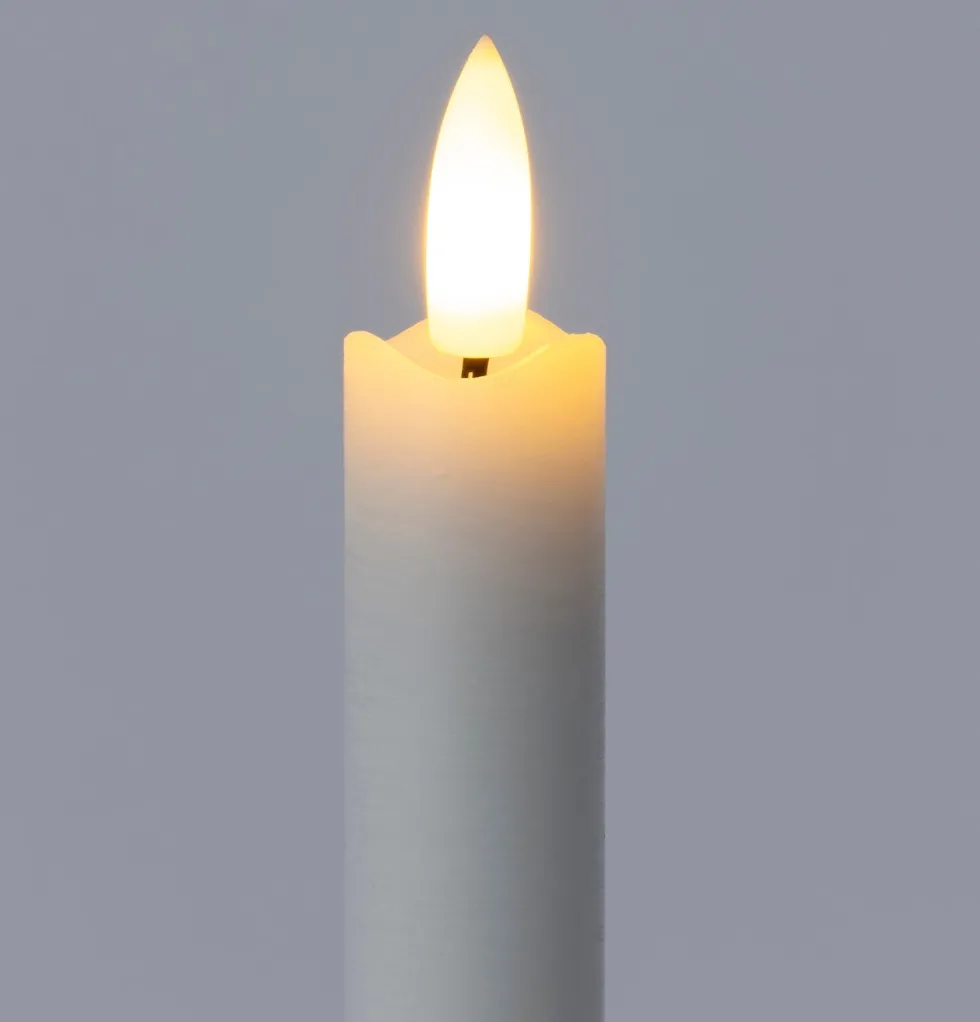 Intratuin LED dinerkaars Sion wit D 2,2 H 25 cm 2 stuks