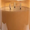 Intratuin LED kaars in glas goud D 15 H 15 cm
