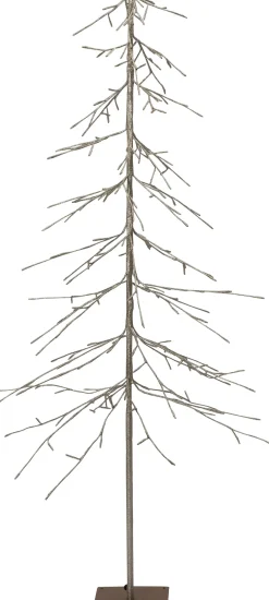 Intratuin LED kerstboom Daan goud met 216 lampjes warm wit D 82 H 180 cm