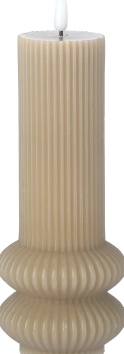 Intratuin LED stompkaars Corfu beige D 7 H 21 cm
