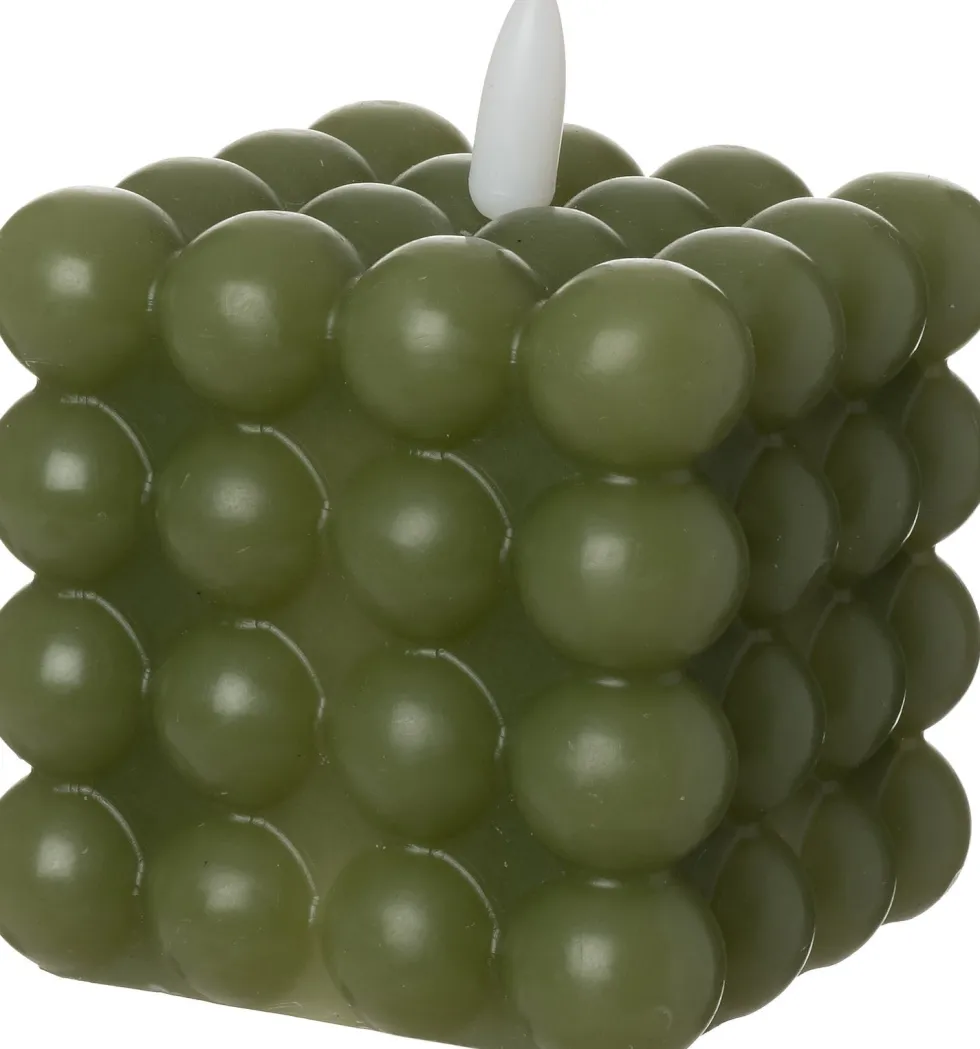 Intratuin LED stompkaars Doran groen 7,5 x 7,5 x 9,5 cm