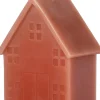 Intratuin LED stompkaars huis Tebi donker bruin 8 x 8 x 14,5 cm