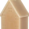 Intratuin LED stompkaars huis Tebi licht bruin 7,5 x 7,5 x 17,5 cm