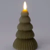 Intratuin LED stompkaars kerstboom Juna groen D 8 H 13,5 cm
