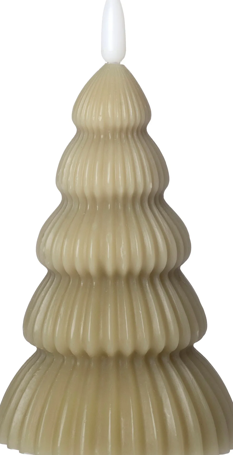 Intratuin LED stompkaars kerstboom Juna groen D 8,5 H 17,5 cm