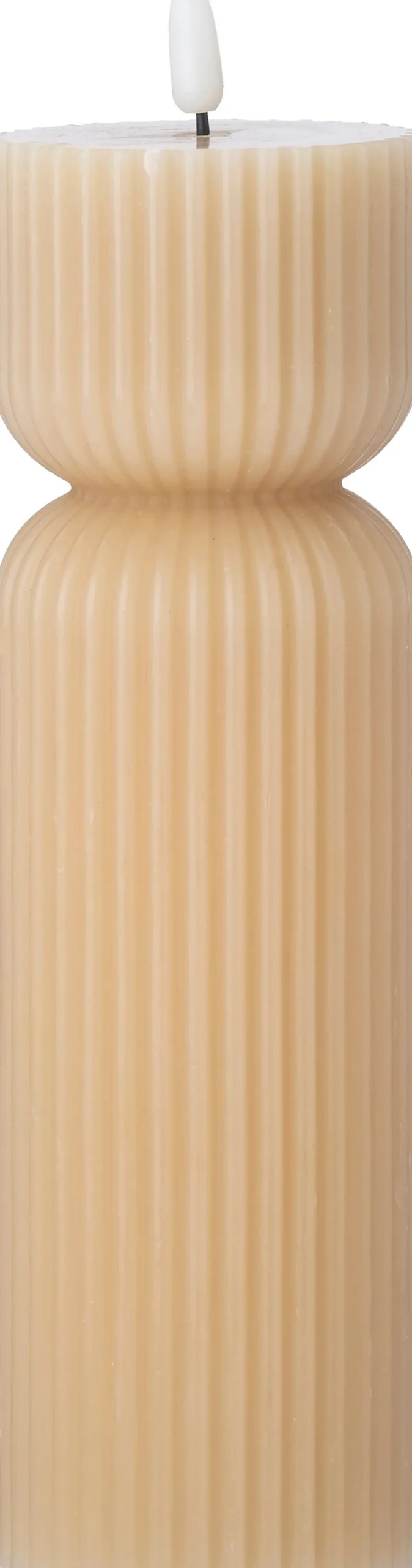 Intratuin LED stompkaars Rhodos beige D 6 H 24 cm