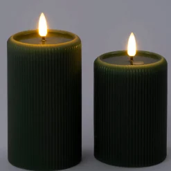 Intratuin LED stompkaars Stripe groen D 7,5 H 12,5 cm