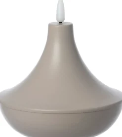 Intratuin LED stompkaars Venna beige D 12 H 10 cm