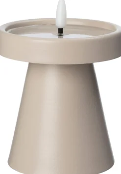 Intratuin LED stompkaars Venna beige D 9 H 10 cm
