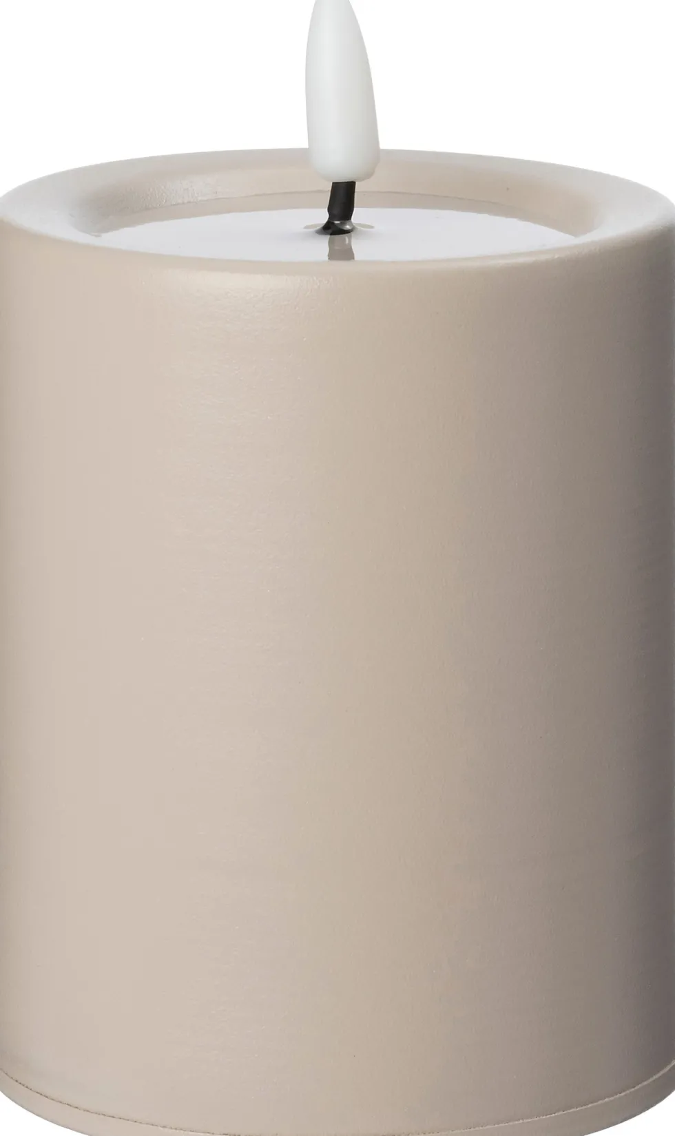 Intratuin LED stompkaars Venna beige D 8 H 10 cm
