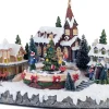 Intratuin miniatuur kerstdorp met kerk 33 x 21 x 20 cm