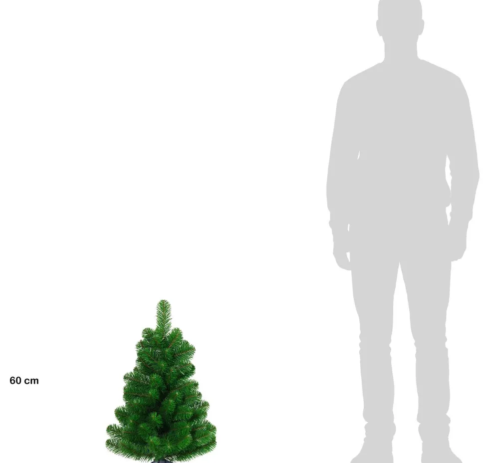 Intratuin mini kunstkerstboom Chamonix H 60 cm