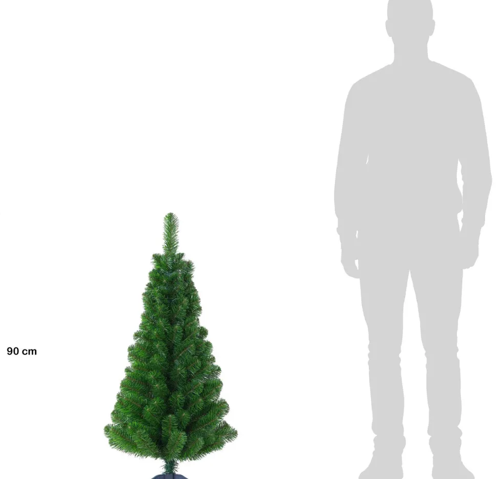 Intratuin mini kunstkerstboom Chamonix H 90 cm