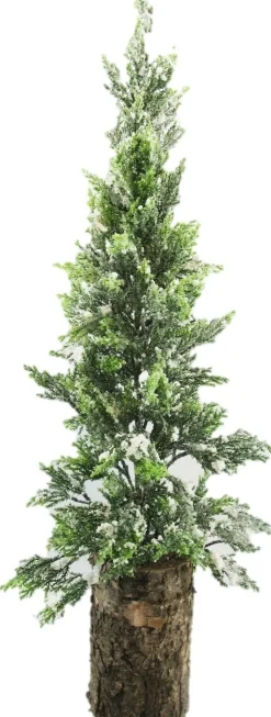 Intratuin mini kunstkerstboom Lino besneeuwd D 17 H 47 cm