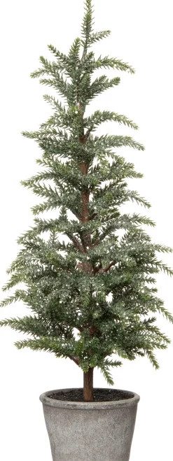 Intratuin mini kunstkerstboom in pot D 18 H 56 cm