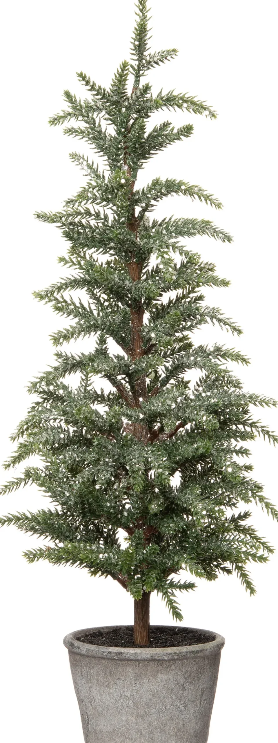 Intratuin mini kunstkerstboom in pot D 18 H 56 cm