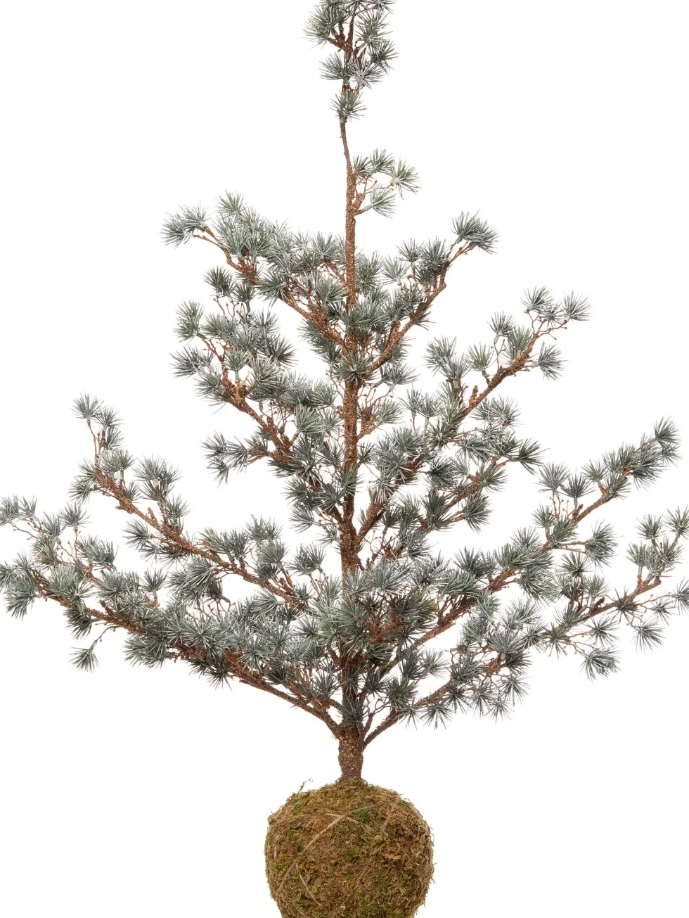 Intratuin mini kunstkerstboom Nyna besneeuwd op voet D 30 H 60 cm